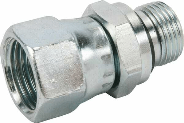 Pièces agricoles - Hydraulique - Racc. man. 1/2 JIC x 1/4 BSP