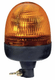 Gyrophare halogène, rond 12 V, ambre, monté sur mât, Ø 135 mm x 222 mm, Hella Rota Compact