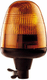 Gyrophare halogène, rond 24 V, ambre, monté sur mât, Ø 135 mm x 222 mm, Hella Rotaflex