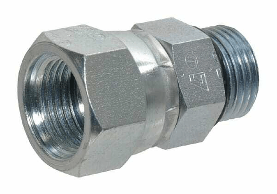 Pièces agricoles - Hydraulique - Union simple male 3/4 JIC/UNF