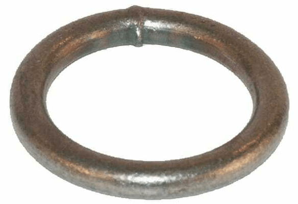 Pièces agricoles - Fasteners - Anneau soudé noire 6 mm