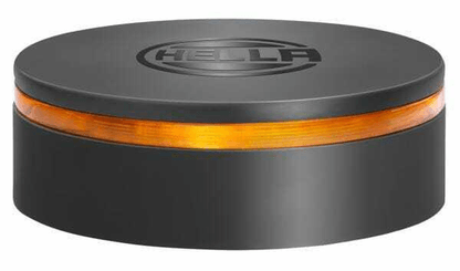 Pièces agricoles - Eclairage - Gyrophare à LED, 13 W, rond, 12-24 V, ambre, magnétique, Ø 149 mm x 60 mm, K-LED Rebelution Hella