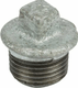 Bouchon zingué mâle 1/2"