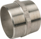Embout inox 2xM 3"