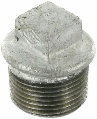 Pièces agricoles - Hydraulique - Bouchon zingué mâle 3/4"