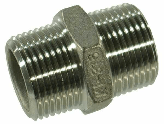 Pièces agricoles - Hydraulique - Embout inox 2xM 1"