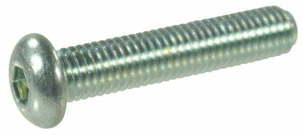Pièces agricoles - Fasteners - Vis tête bombée plate 6p creux M6x20 10.9