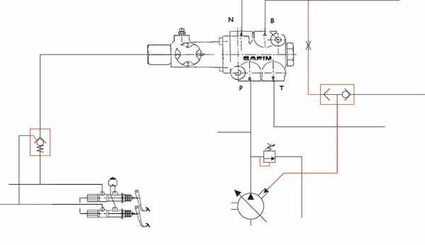 Pièces agricoles - Hydraulique - Soupape de frein SAFIM Piston