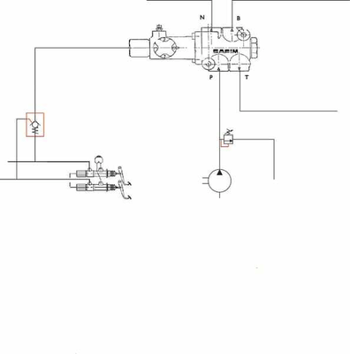 Pièces agricoles - Hydraulique - Soupape de frein SAFIM Piston