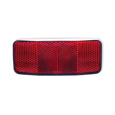 Pièces Quad & Motos - Vélo - Réflecteur pour porte-bagages arrière V BIKE 100x40 mm rouge