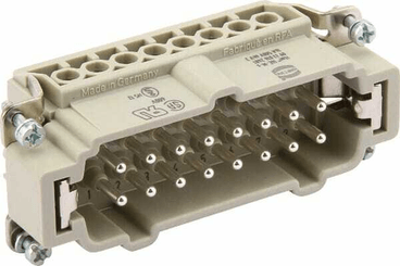 Pièces agricoles - Electricité - Insert mâle E 16P raccord vissé 1-16