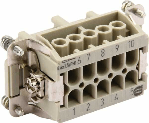 Pièces agricoles - Electricité - Connecteur femelle E 10P vis