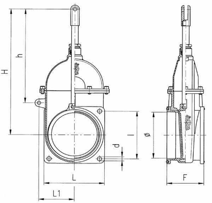 Pièces agricoles - Hydraulique - Vanne à piston 4" + bride