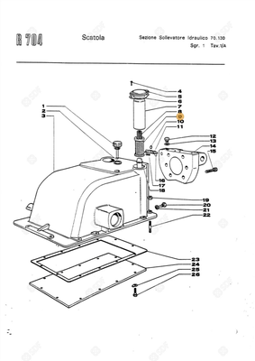 Pièces agricoles - Filtres - FILTRE HYDRAULIQUE Deutz-Fahr origine