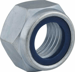 Pièces agricoles - Fasteners - Écrou de blocage hexagonal DIN985 M24x3,00 acier zingué |8| Kramp