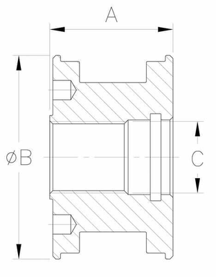 Pièces agricoles - Hydraulique - Piston DS25 alésage 90 Joint p