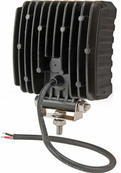 Pièces agricoles - Eclairage - Phare de travail LED carré 48W 3840lm, 10/30V, 112x54.5x136mm, faisceau large, 16 LED Kramp