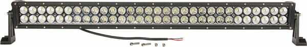 Pièces agricoles - Eclairage - Barre lumineuse LED, 180W, 15300lm, rectangulaire, 12/24V, blanc, 805x57mm, manchon d'extrémité de câble, Combo, 60 LED, Kramp