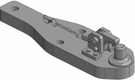 Barre d'attelage renforcée Pitonfix Claas Axion 810, 830, 850, 870