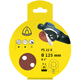 PAQUET 5 DISQUES ABRASIFS AUTO AGRIPPANT D.125 MM G120 PS 22KSB EMBALLE (241627)
