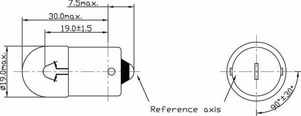 Pièces agricoles - Eclairage - Ampoule 12V 5W