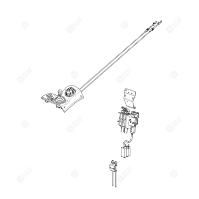 Pièces agricoles - Pièce divers - KIT DISTRIBU AUXLIARE DE 4 A 8 VOIES Deutz-Fahr origine