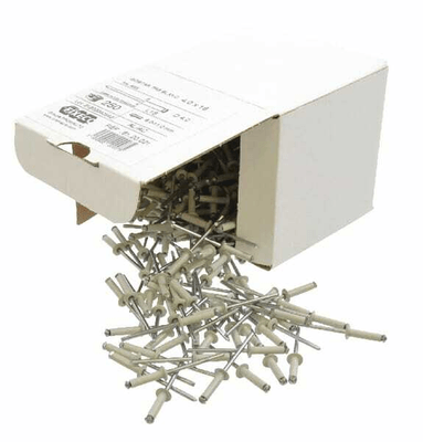 Pièces agricoles - Eclairage - Rivets 250pcs. blanc