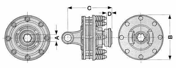 Pièces agricoles - Transmission - Limiteur à friction RF6