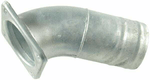 Coude 45°+bride carrée+6" embout