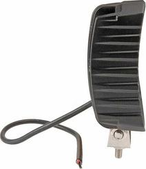 Pièces agricoles - Eclairage - Phare de travail LED carré 48W 3840lm, 10/30V, 112x54.5x136mm, faisceau large, 16 LED Kramp