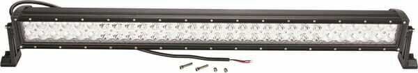 Pièces agricoles - Eclairage - Barre lumineuse LED, 180W, 15300lm, rectangulaire, 12/24V, blanc, 805x57mm, manchon d'extrémité de câble, Combo, 60 LED, Kramp