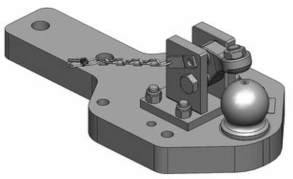 Pièces agricoles - Tracteur pièce adaptable - Barre d'attelage renforcée K80® Valtra N/T/M/C/XM 4t