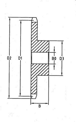 Pièces agricoles - Transmission - Sprocket 20B1 dents trempées