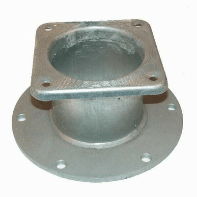 Pièces agricoles - Hydraulique - Bride carrée 6"-bride ronde 6"