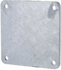 Pièces agricoles - Hydraulique - Bride carrée couvercle 6"