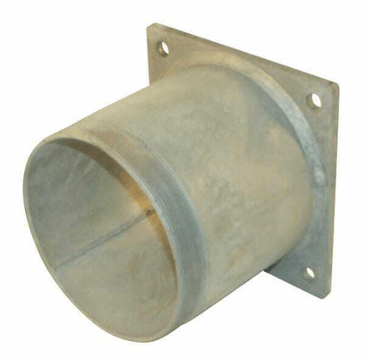 Pièces agricoles - Hydraulique - Bride carrée 6" + tube filetée