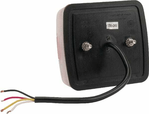 Pièces agricoles - Eclairage - Feu arrière LED, carré, 12/24V, 100x40x100mm, gopart