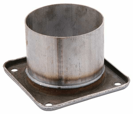 Pièces agricoles - Hydraulique - Tube 6" + bride carrée noire