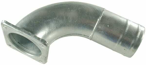 Pièces agricoles - Hydraulique - Coude 90° + bride + embout 6"