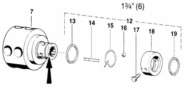 Pièces agricoles - Transmission - Circlip carter 150 DIN472