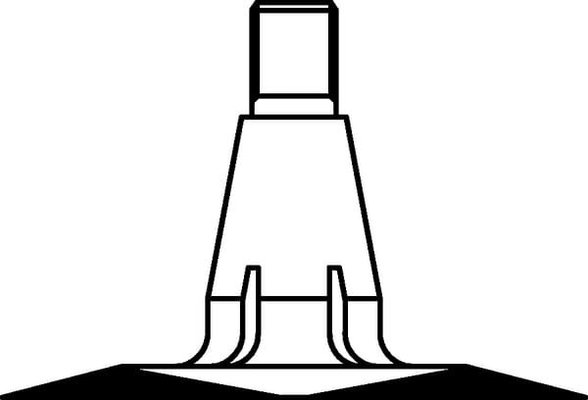 Pièces agricoles - Pièce divers - Chambre à air pour jante de Ø 13", 9.00-13, valve droite TR15, Kramp