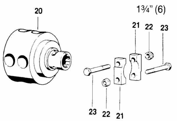 Pièces agricoles - Transmission - Circlip carter 150 DIN472