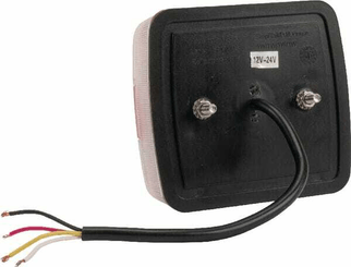 Pièces agricoles - Eclairage - Feu arrière LED, carré, 12/24V, 100x40x100mm, gopart
