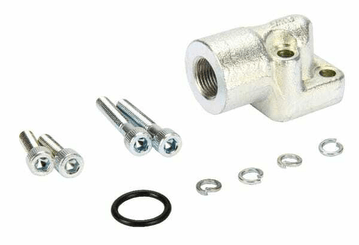 Pièces agricoles - Hydraulique - Bride d'équerre acier 3/8"