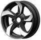 ROUE TURBINE DIAMANTEE NOIRE 14P