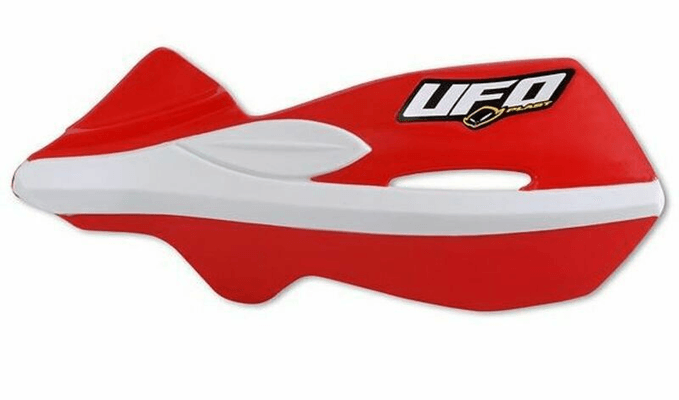 Pièces Quad & Motos - Plastiques - Protège-mains UFO Patrol rouge/blanc Kit montage inclus