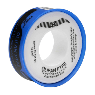 Pièces agricoles - Pièce divers - RUBAN PTFE ETANCHEITE 12M 12MMx0.1MM