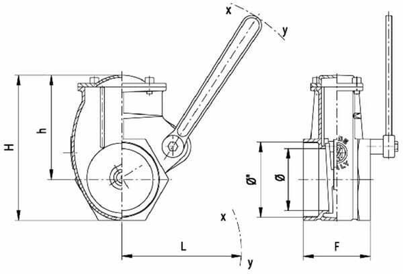 Pièces agricoles - Hydraulique - Vanne 2"