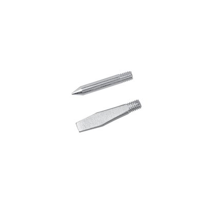 Soudure - Pièces détachées pour postes - LOT DE 10 PANNES POUR FER A SOUDER (5 PLATES + 5 POINTES)