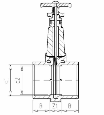 Pièces agricoles - Hydraulique - Vanne à Guilotine pvc D110mm short